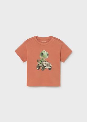 Mayoral- Baby- French Terry Shorts and Zoo Graphic T-Shirt Set