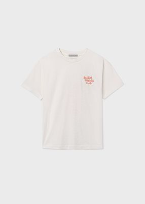 Boston Kids- Printed Swim Shorts and T-Shirt Fish Graphic