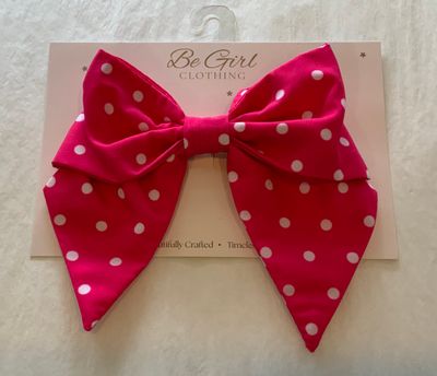 Be Girl Clothing- Polka Dot Classic Bow