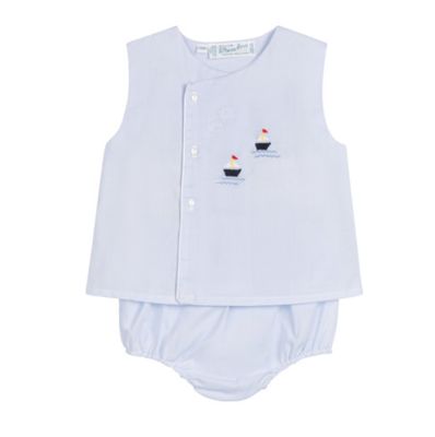 Feltman Brothers- Nautical Diaper Set w/Sun Hat