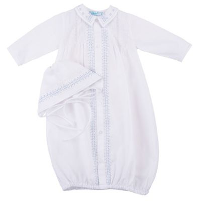 Feltman Brothers- Boy Leaf Embroidered Take Me Home Gown