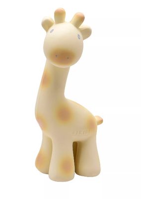 Little Me- Soft Natural Rubber Giraffe Teether Toy