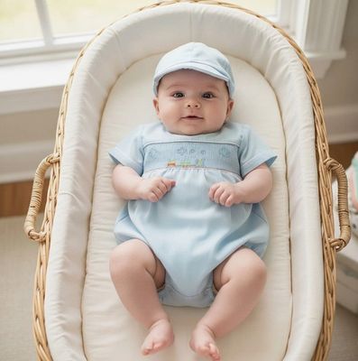 Carriage Boutique- Smocked Train Bubble w/Hat