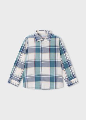 Mayoral- Mini- Boy Plaid Shirt