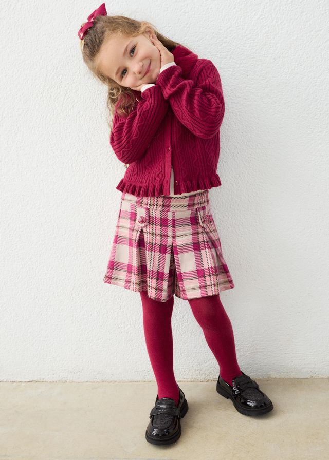 Mayoral- Mini- Girl Plaid Shorts