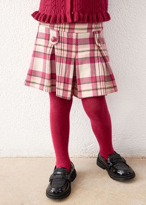 Mayoral- Mini- Girl Plaid Shorts