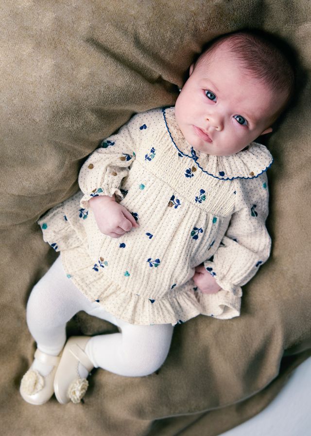 Mayoral- Newborn- Printed Dress