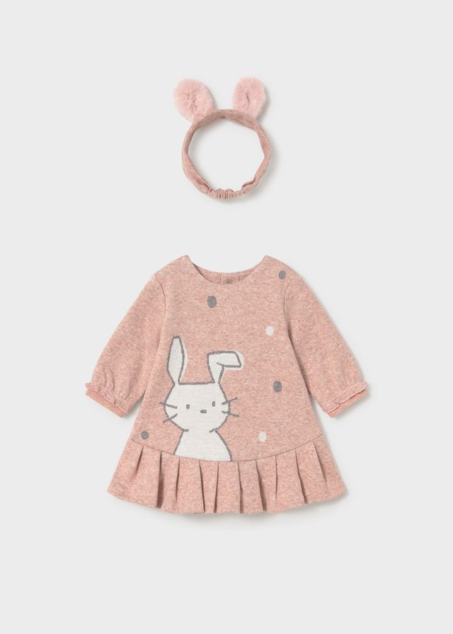 Mayoral- Newborn- Bunny Dress With Headband