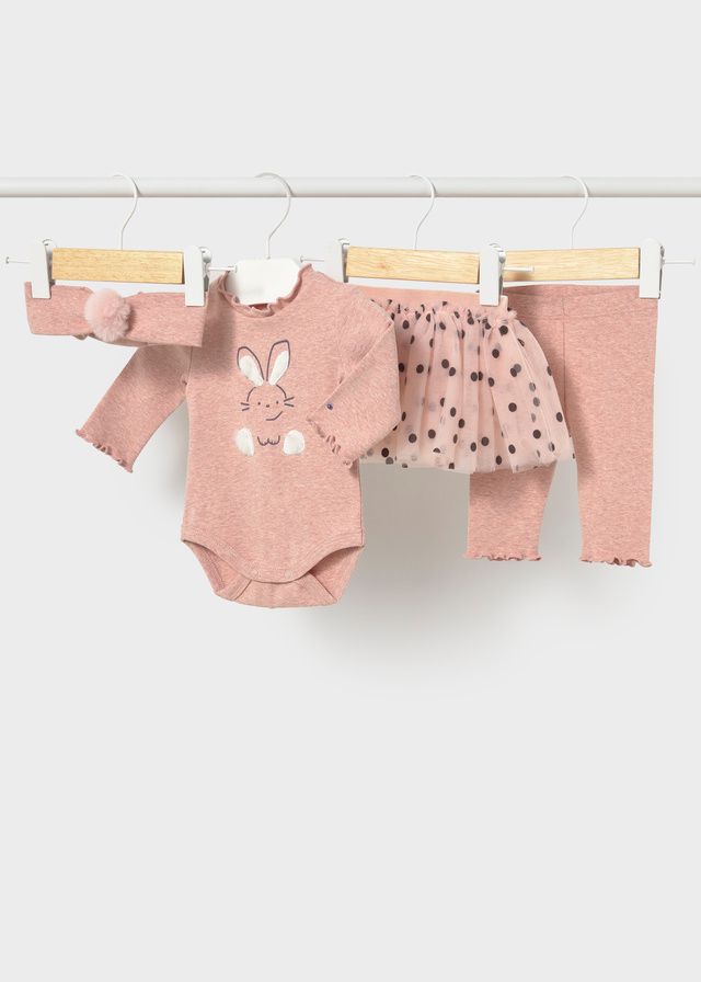 Mayoral- Newborn- Girl Bunny Tutu Legging Set
