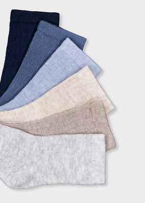 Mayoral- Newborn- Boy 6-Pack Knee Socks