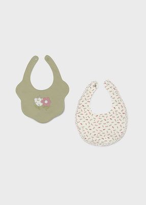 Mayoral- Newborn- 2 Pack Waterproof Bibs