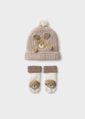 Mayoral- Newborn- Dog Hat and Sock Set