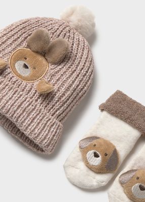 Mayoral- Newborn- Dog Hat and Sock Set