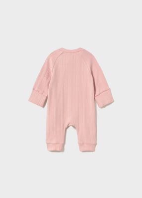 Mayoral- Newborn- Girl Ballon Embroidered Pocket Romper