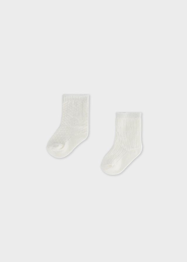 Mayoral- Newborn- Boy 2 Pack Socks