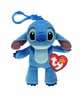 Ty Inc.- Original Beanie Babies Clip- Disney Stitch Collection