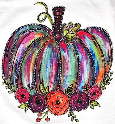 M.L. Kids- Bright Pumpkin Tee &amp; Pleated Skort Set