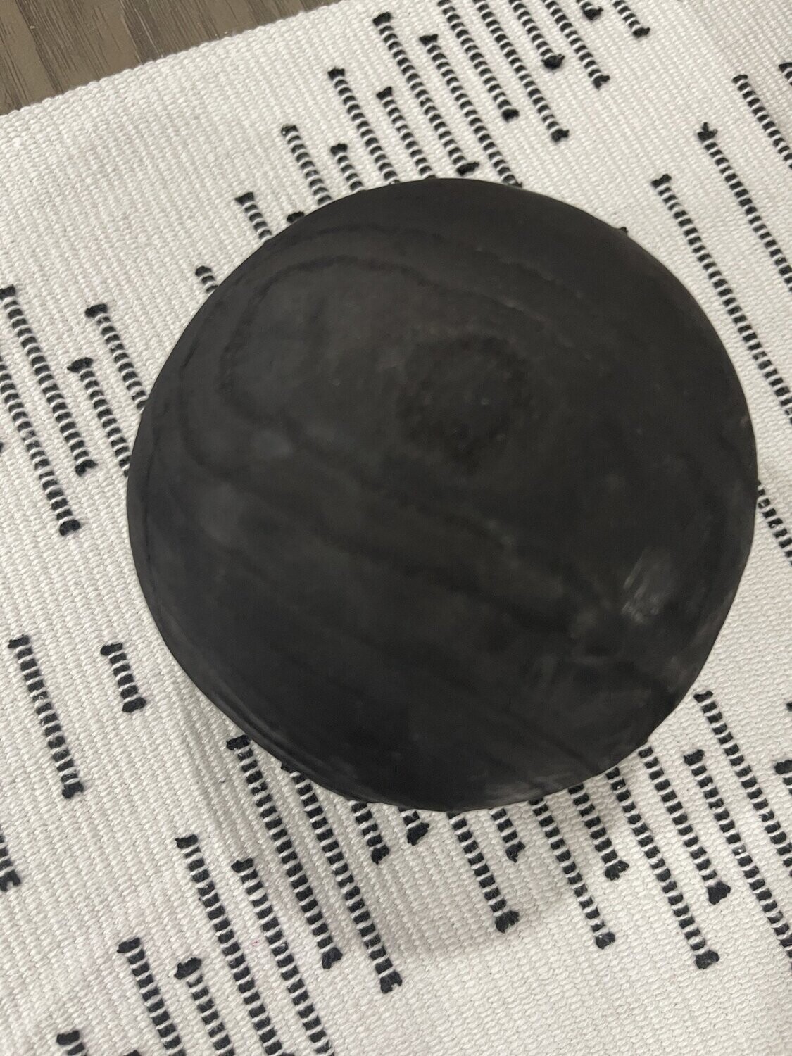 4&quot; Paulownia Wood Sphere, Color: Black