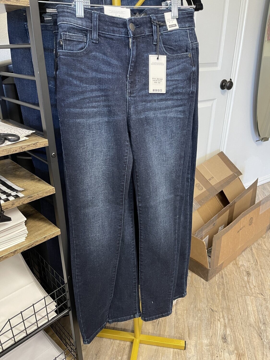 Hi-Waist DK Skinny Jeans, Size: 3(26)