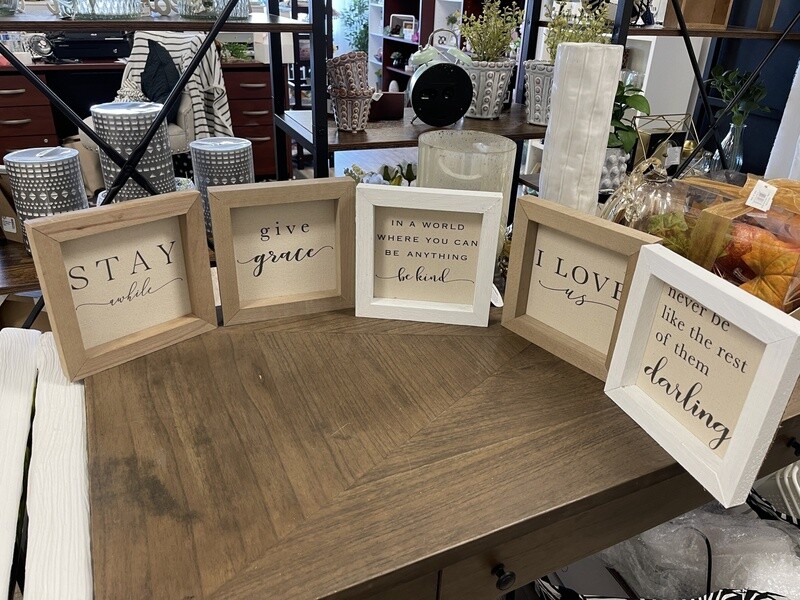 8x8 Thin Oak Frames