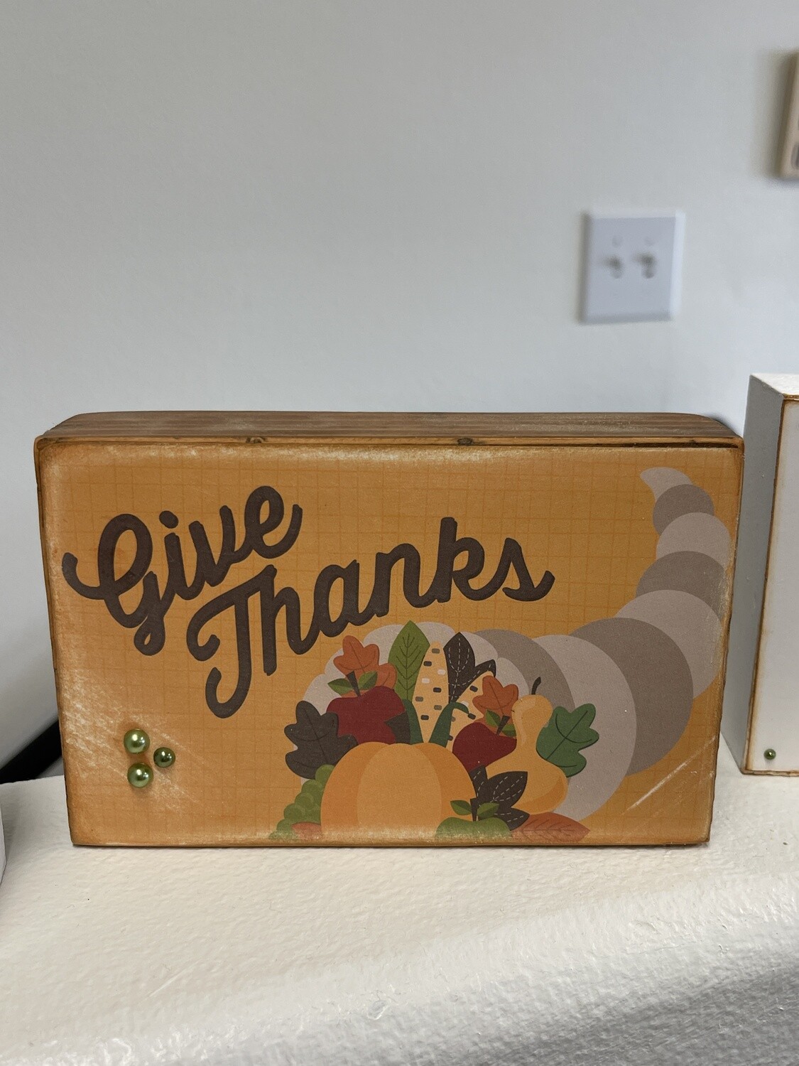6&quot;X4&quot; Wood Decor, Color: Give Thanks