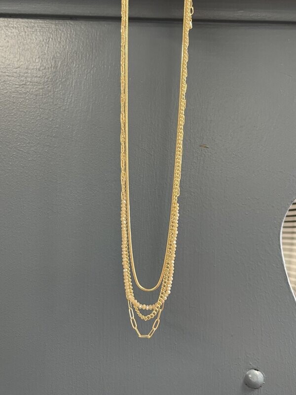 All About Layers - Herringbone Necklace