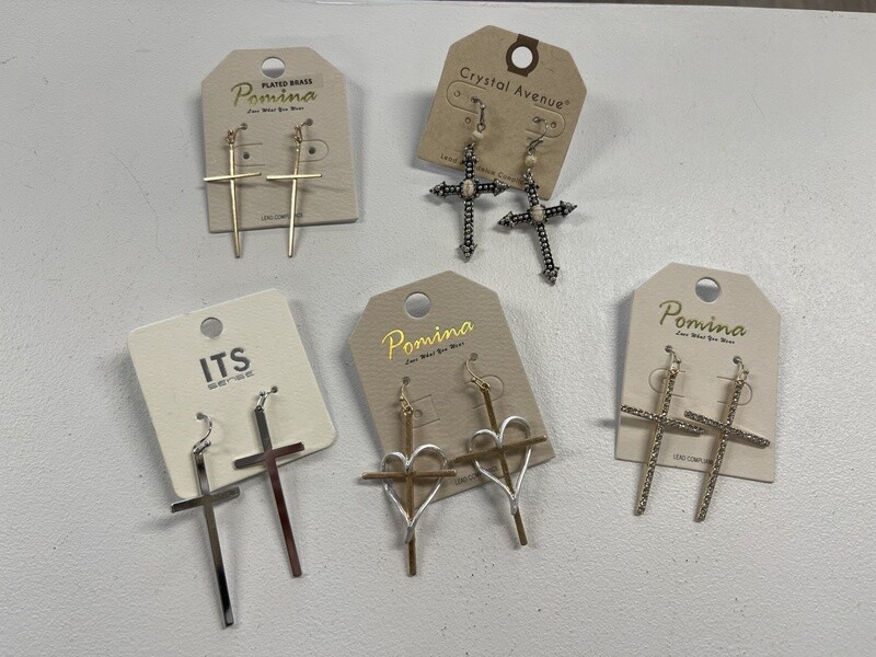 Cross Earrings