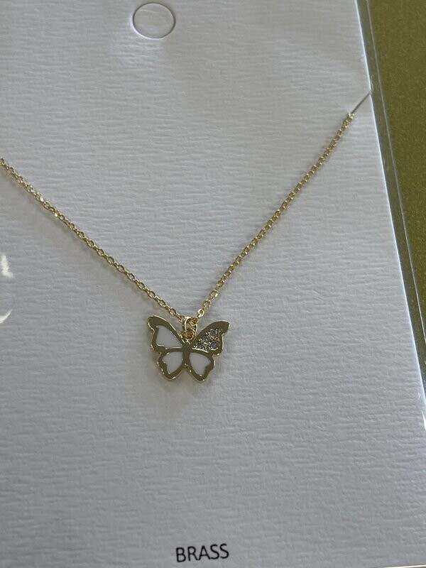 Butterfly Pendant Necklace