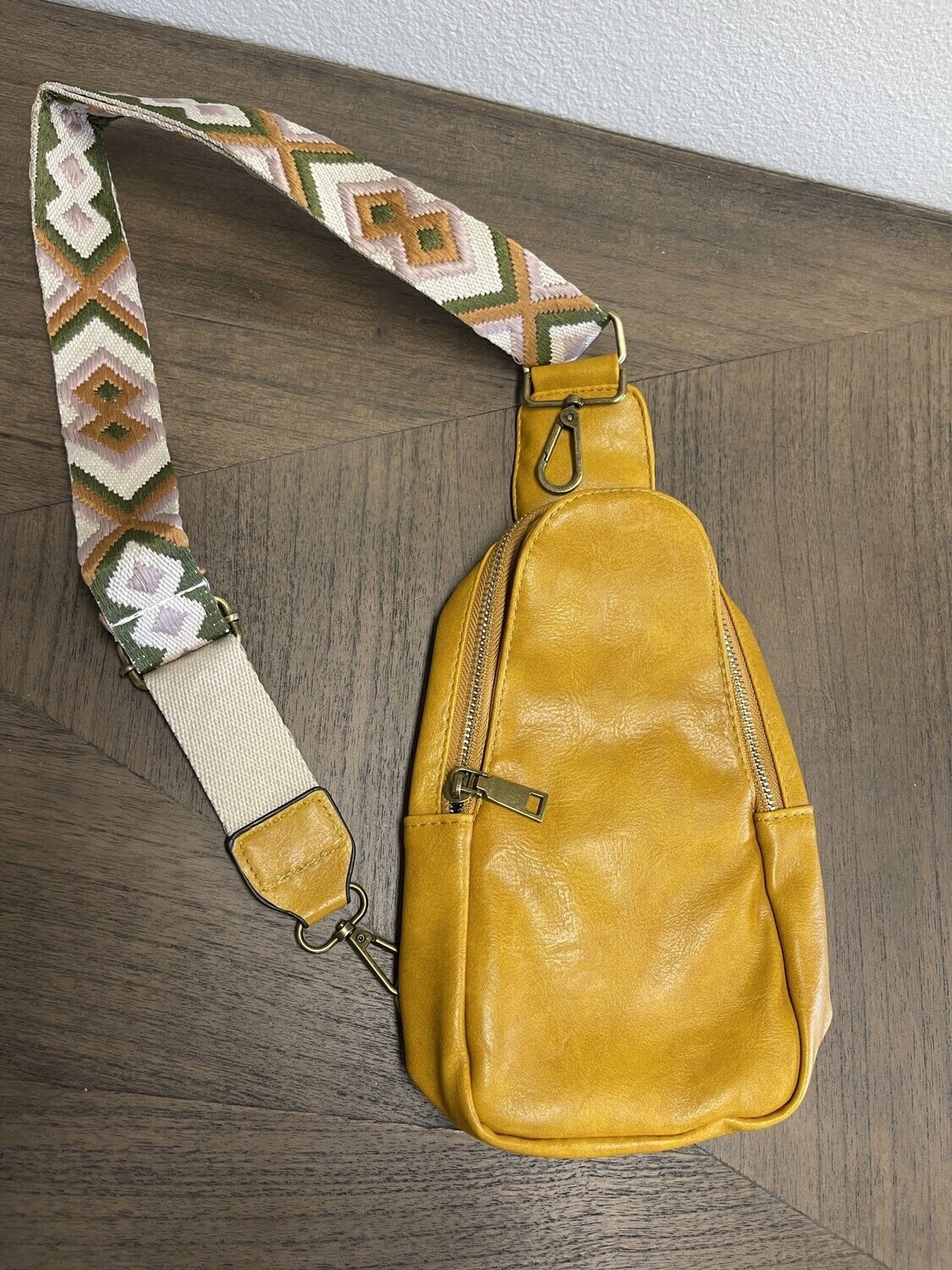 &quot;Bum Bags&quot; Vegan Leather&quot;, Color: Marigold