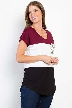 Color Block w/ Animal Pocket