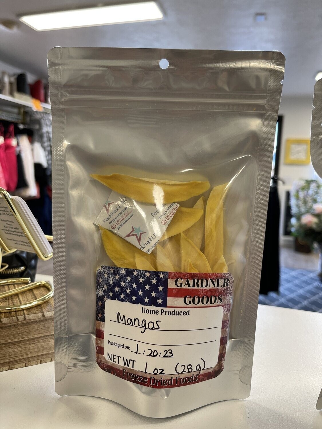 Freeze Dried Fruit, Flavor: Mangos