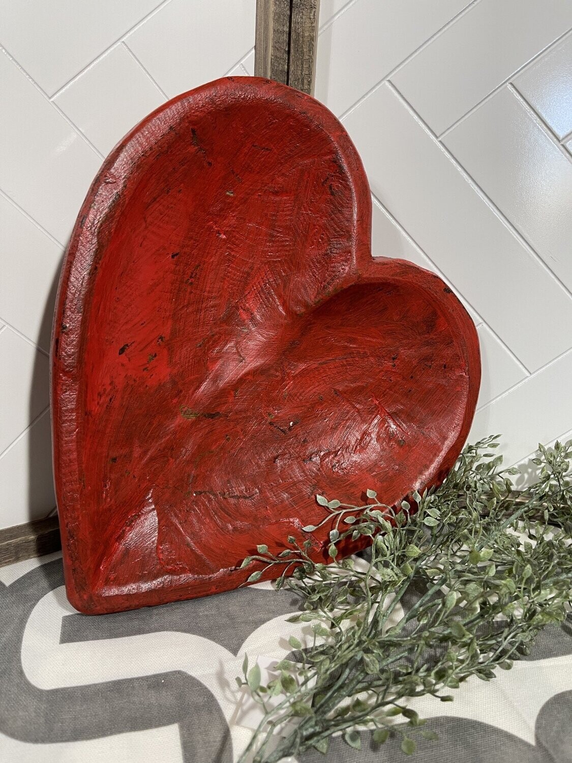 Red Heart Bowl