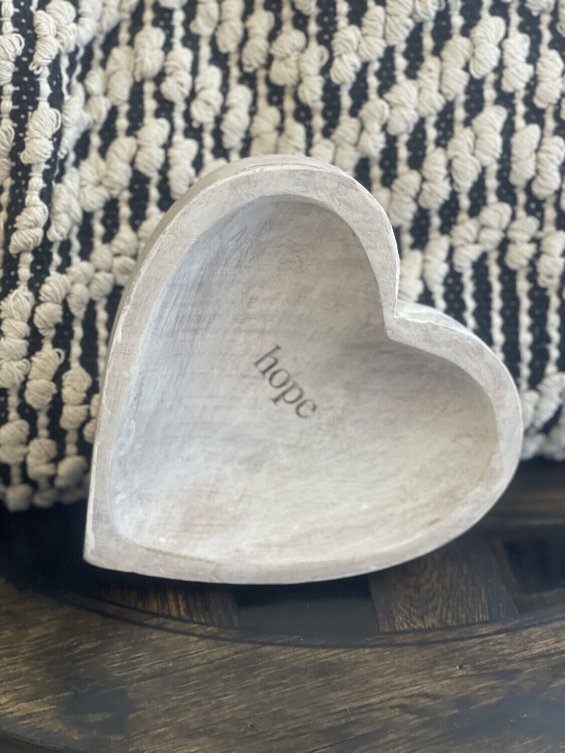 Hope Wood Heart