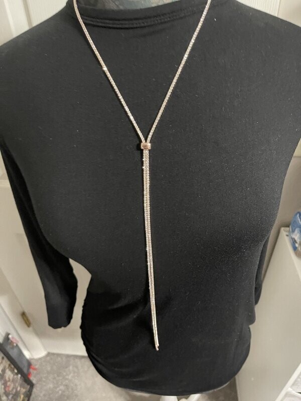 Adorable Rose Gold Bling Adjustable Necklace