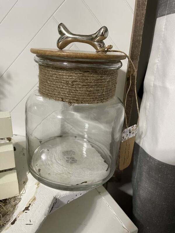 Homemade in Love Dog Jar