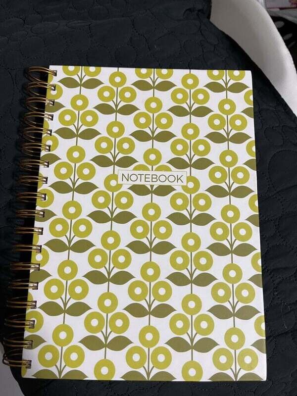 Notebook Green Flowers