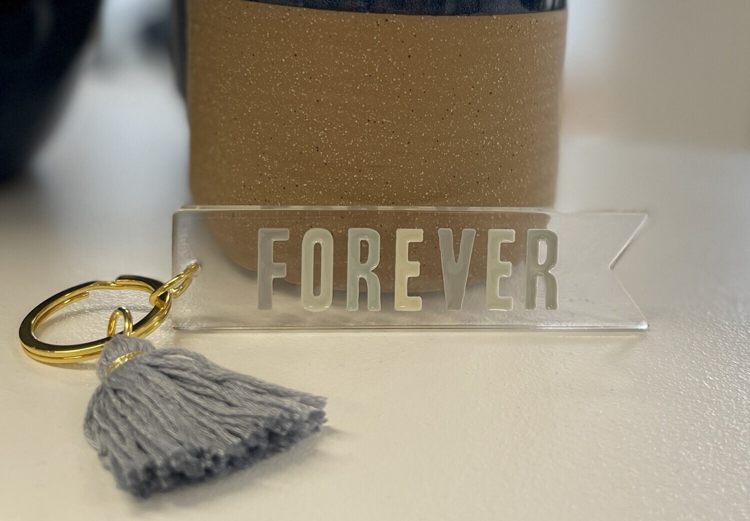 Acrylic Keychain - Forever