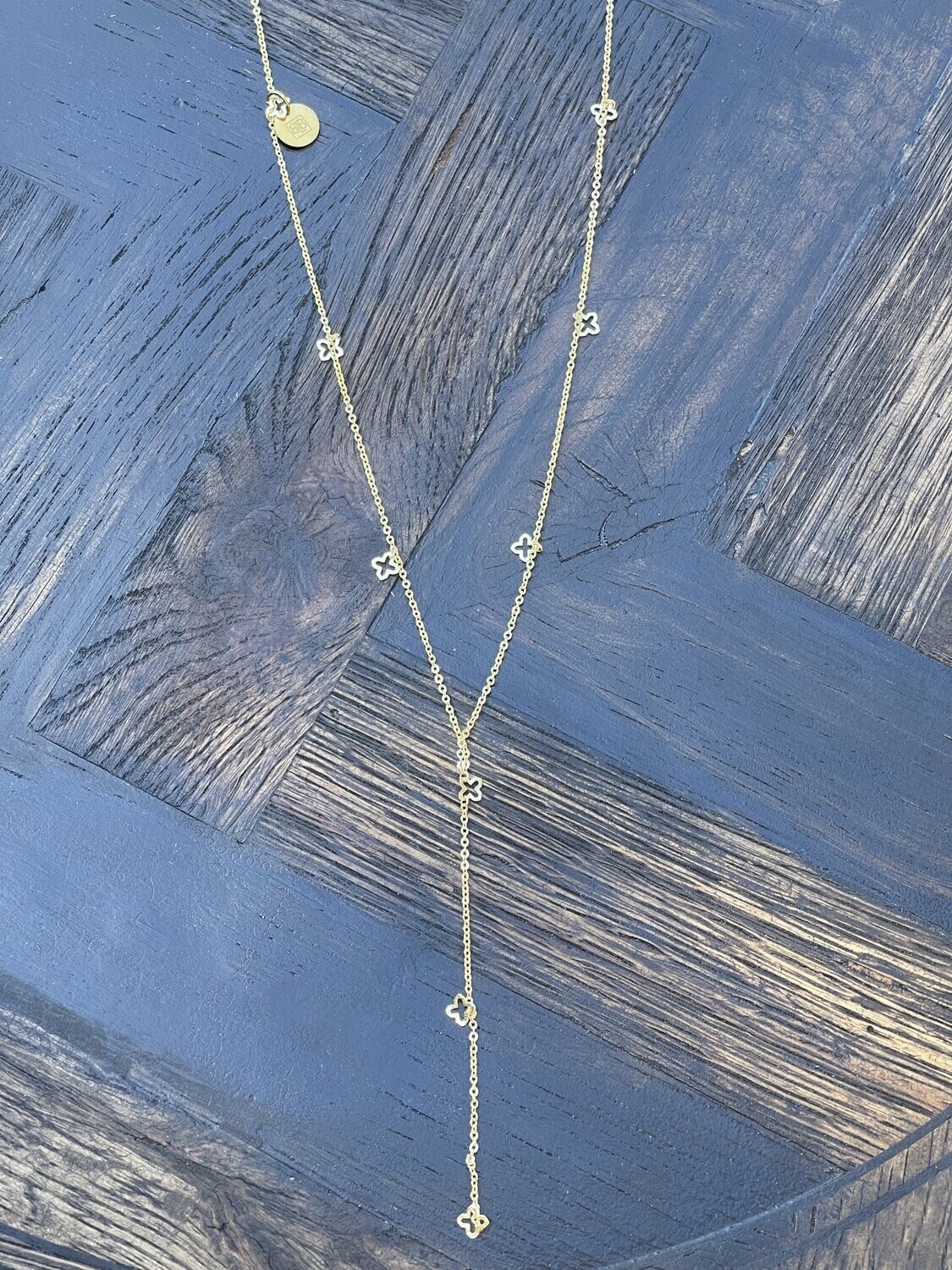 Dainty Gold Chain w/ Tiny Crosses