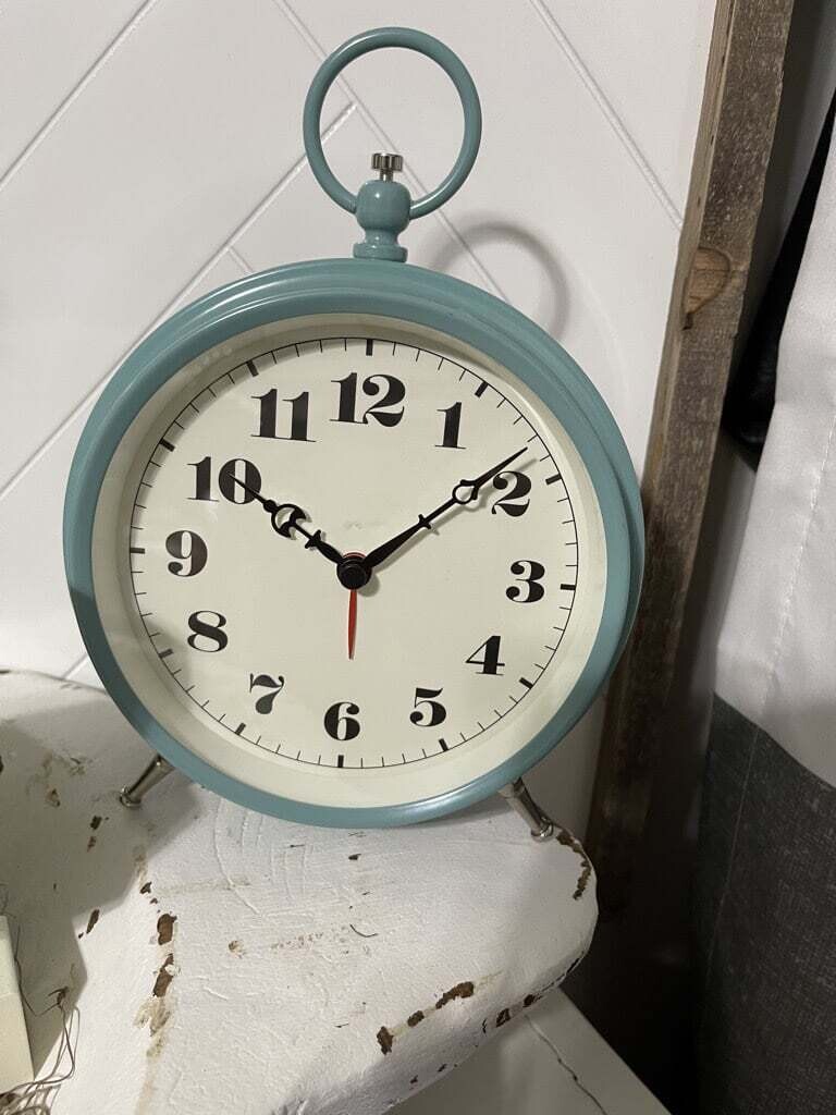 Turquoise Small Clock