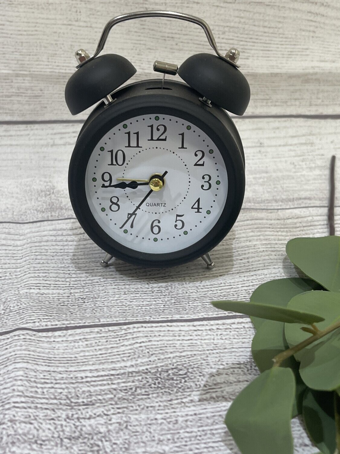 Black Small Desk Clock