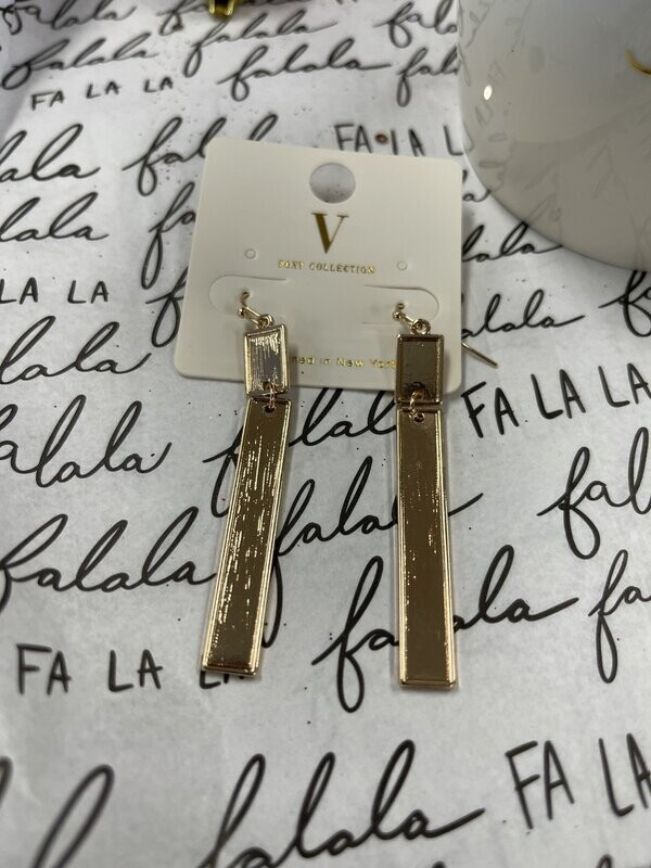 Gold Dangling Earrings