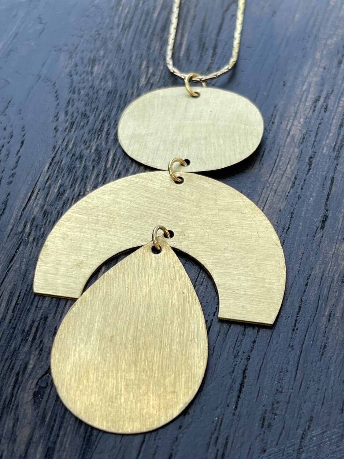 Gold Longer Charm Necklace