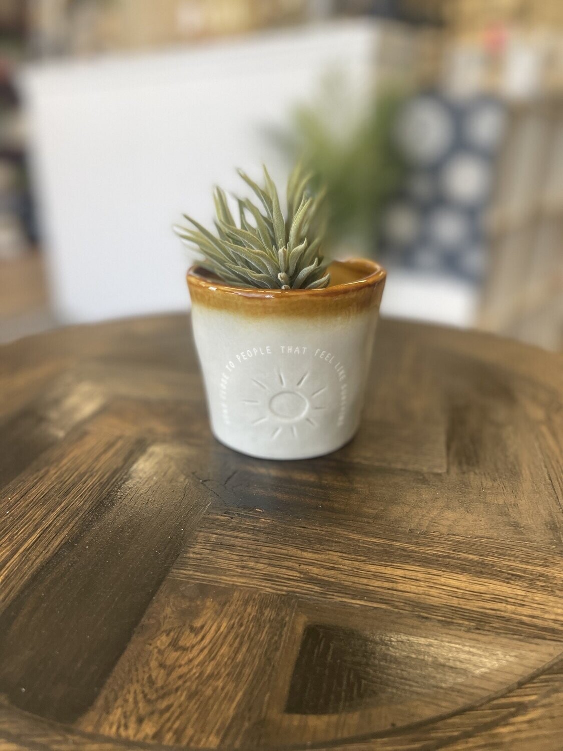 Glazed Ombré &#39;Sunshine Friends&#39; Planter