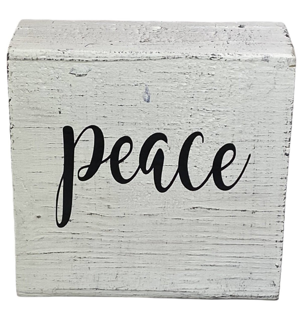 Peace Wood Sign