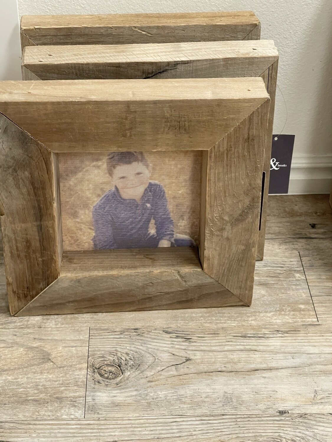 Timberwood Canvas Photo Frame 12x12