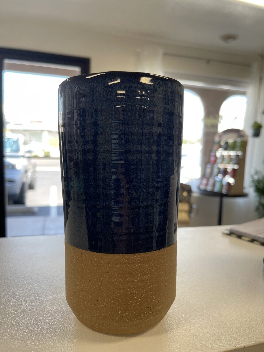 Navy Cylinder Container