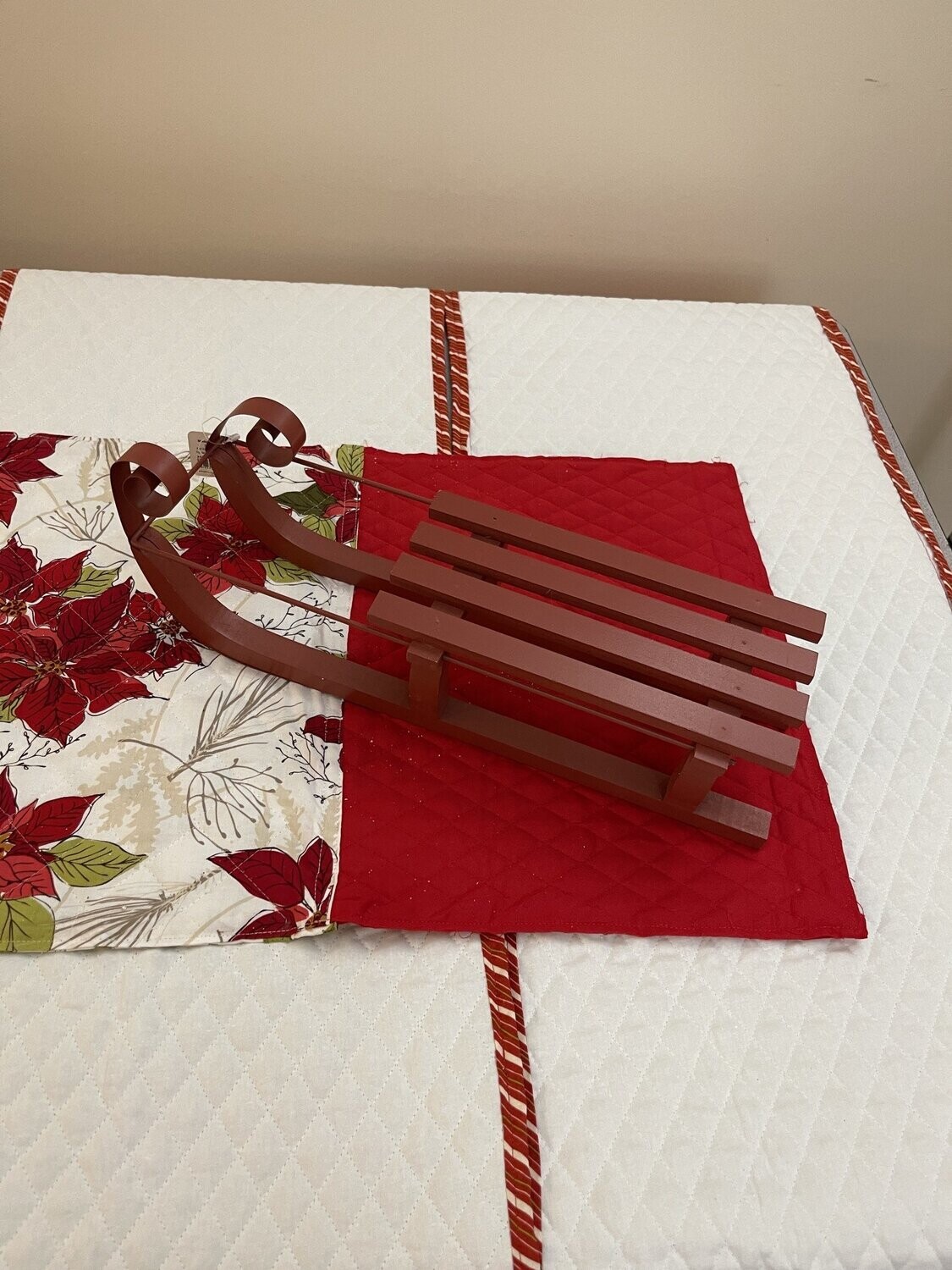 Red Sled - 5&quot;x16&quot;x4.5&quot; h