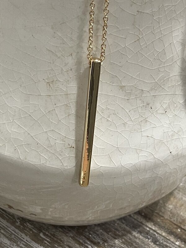 Gold Bar Necklace