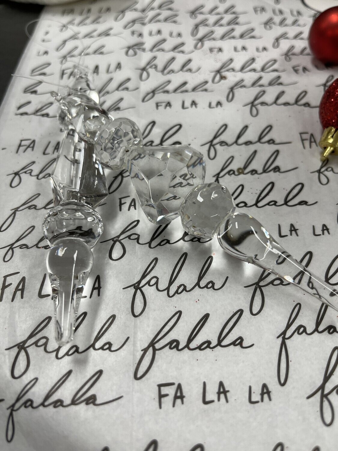 Glass Drop Ornaments
