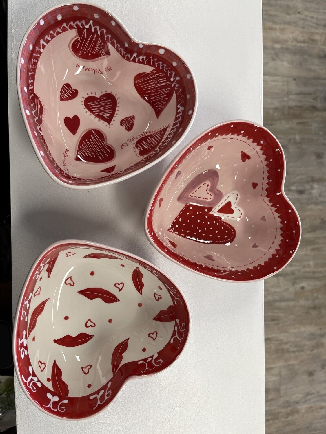 Ceramic Heart  Shape Bowls